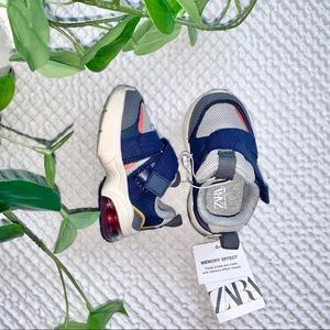 Zara Kids Sneakers - Navy Blue and Gray